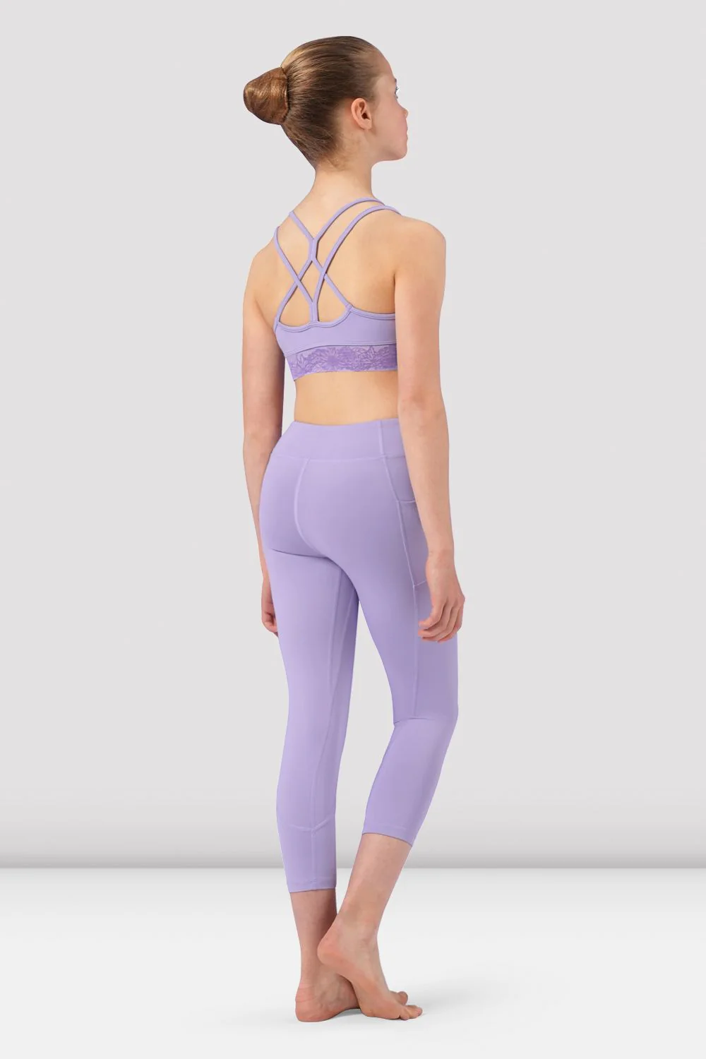 Girls Nadia Panelled Leggings - Image 2