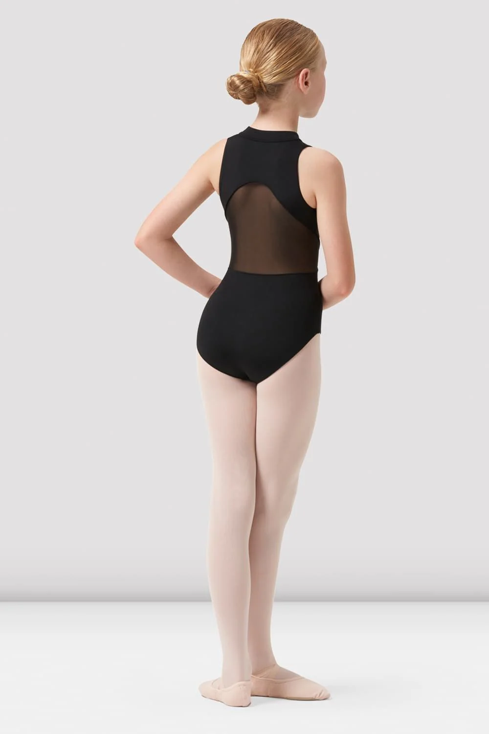 Girls Nyla Zip Front Leotard - Image 2