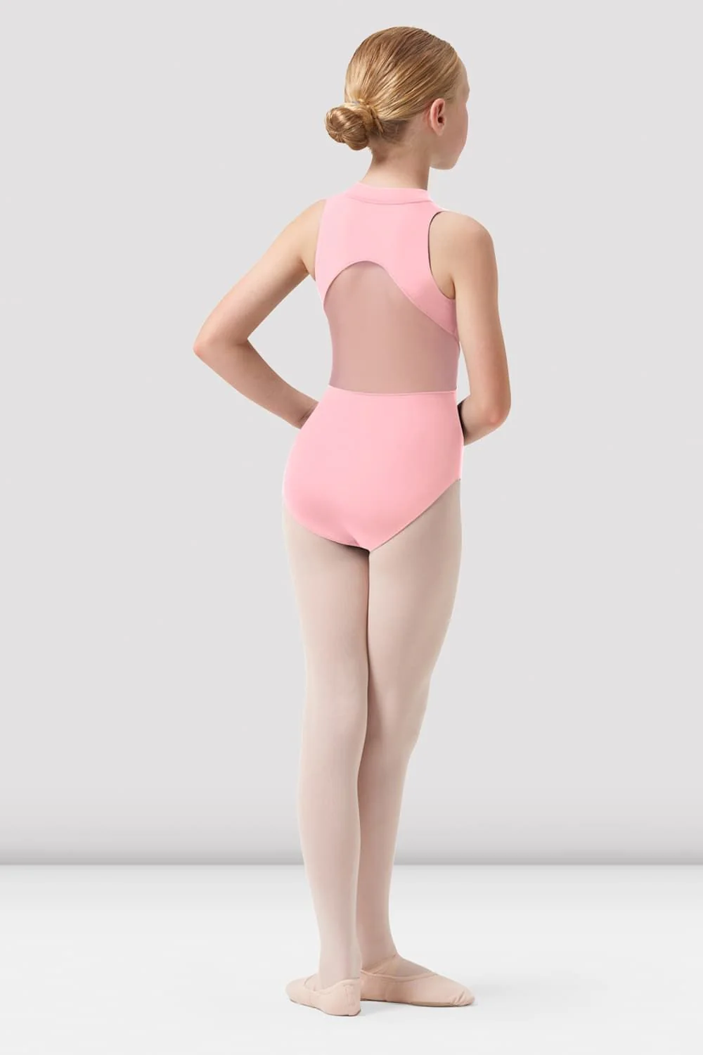 Girls Nyla Zip Front Leotard - Image 2