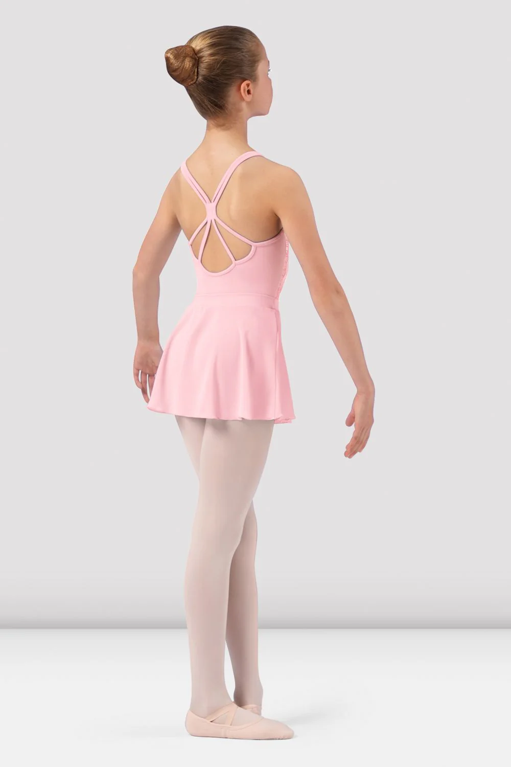 Girls Penelope Scoop Neck Skirted Leotard - Image 2