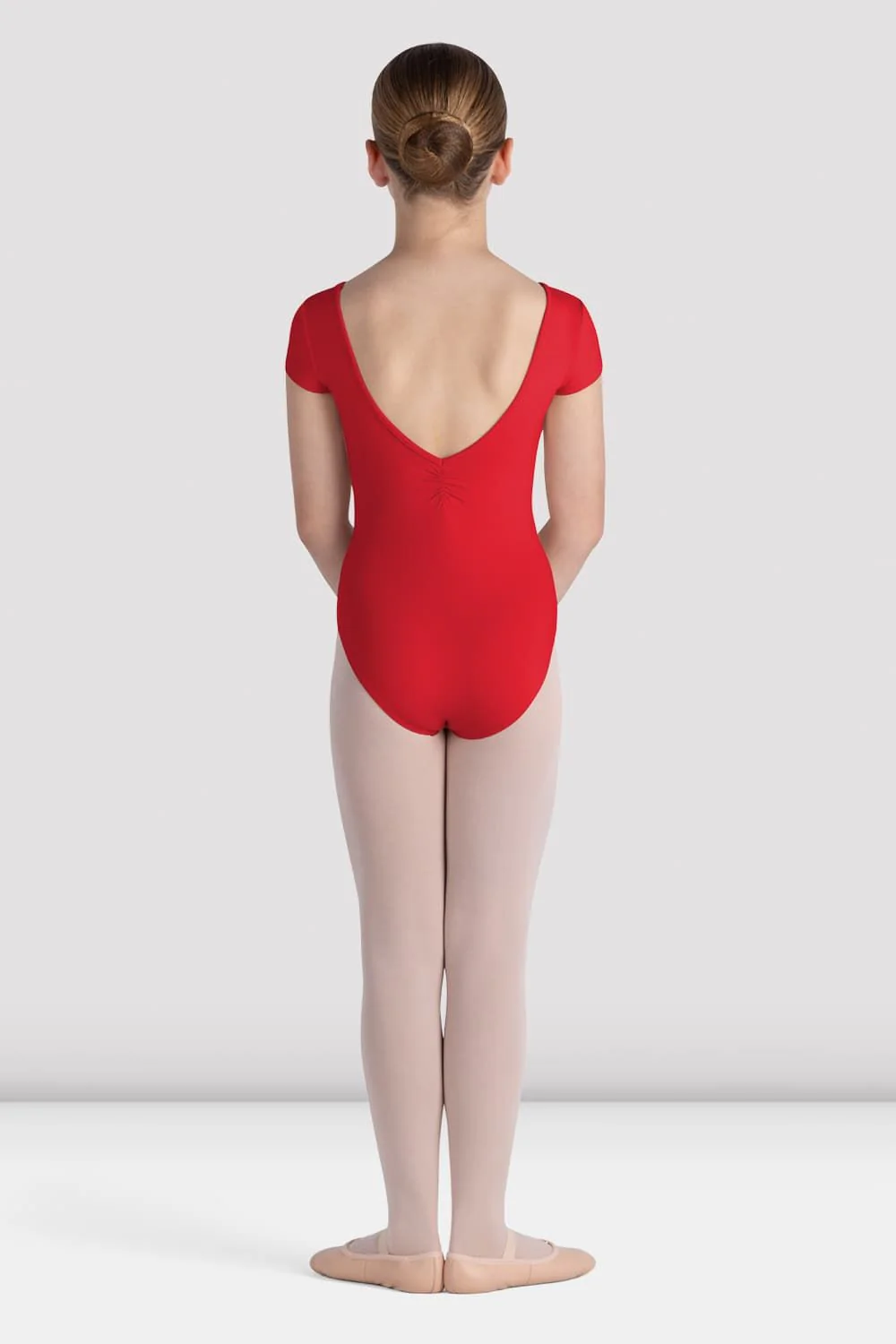 Girls Piper Cap Sleeve Leotard - Image 2