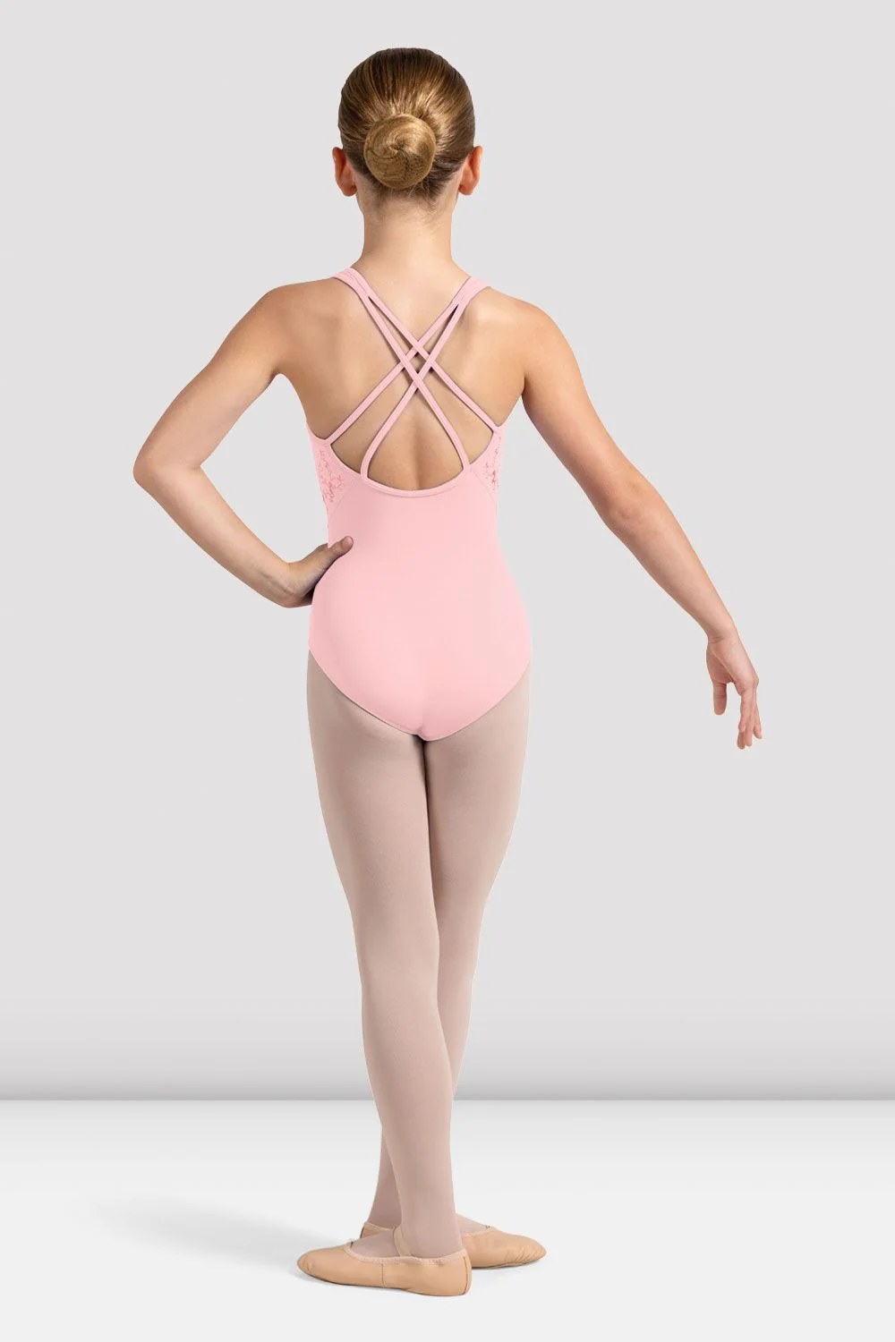 Girls Primrose Cross Back Leotard - Image 2
