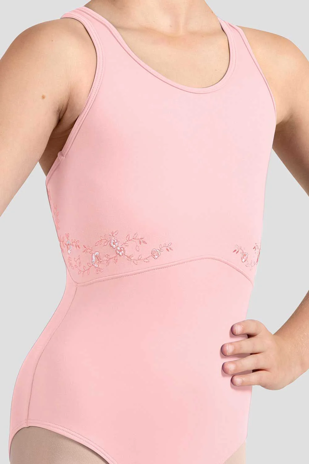 Girls Primrose Cross Back Leotard - Image 3