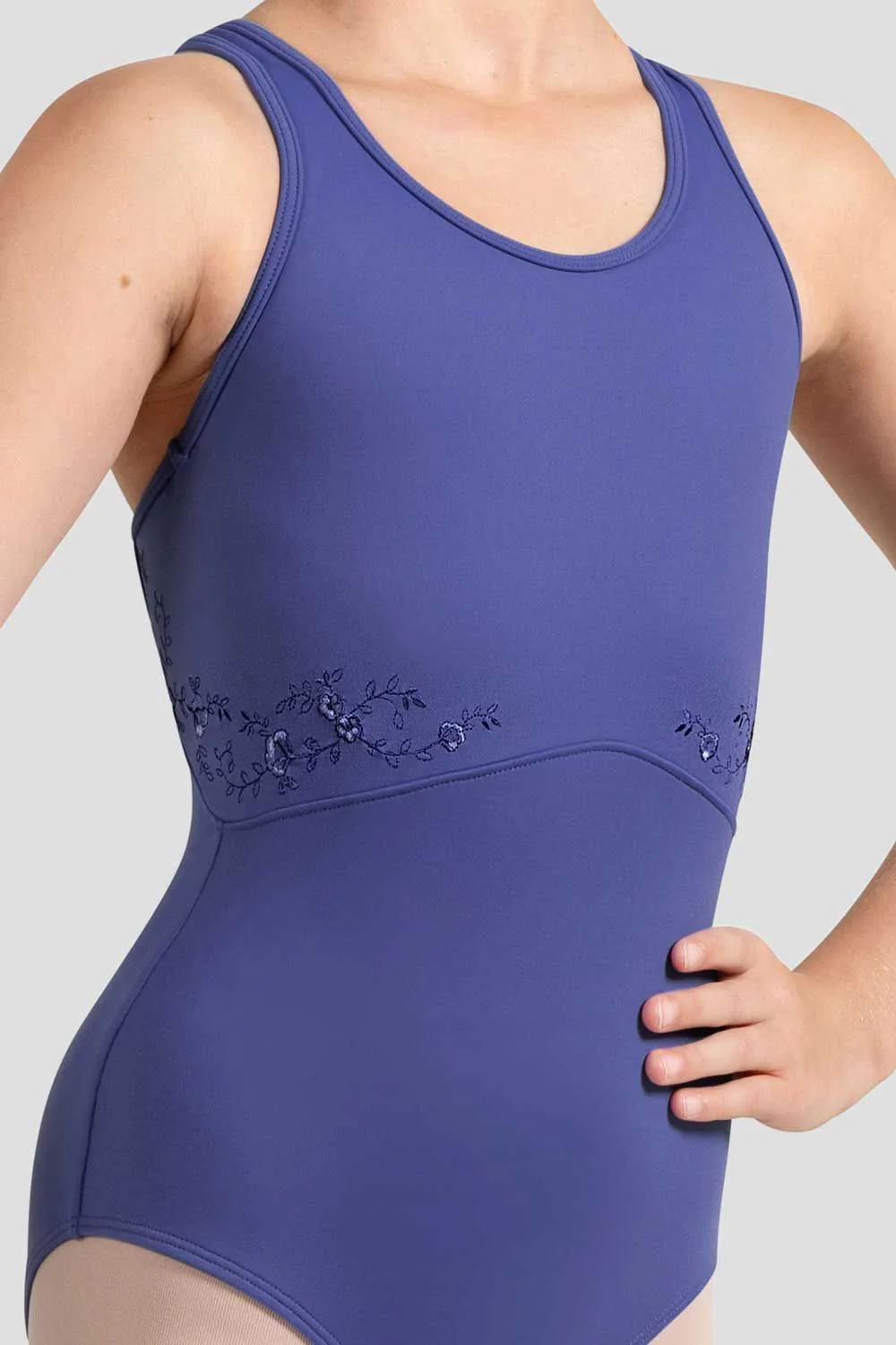 Girls Primrose Cross Back Leotard - Image 3