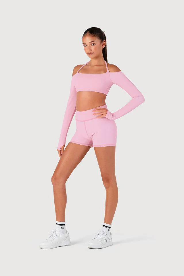 Girls Rib Bolero Crop Top - Image 3