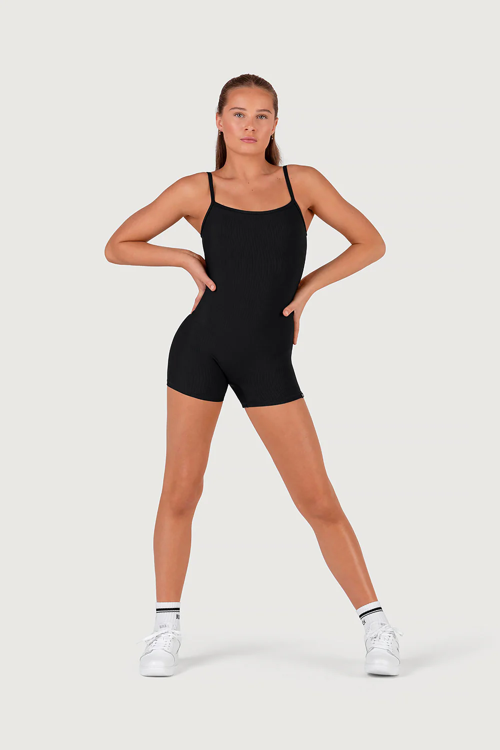 Girls Rib Cut Out Unitard - Image 2
