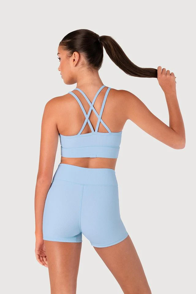 Girls Rib Striker Crop Top - Image 3