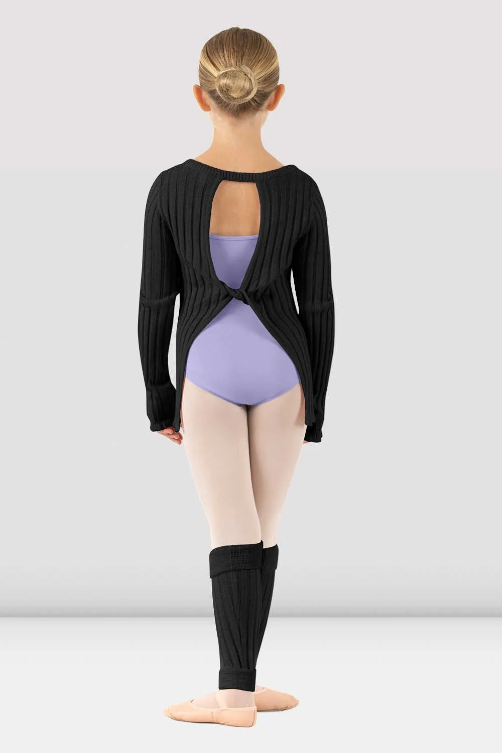 Girls Rose Twist Back Sweater - Image 2