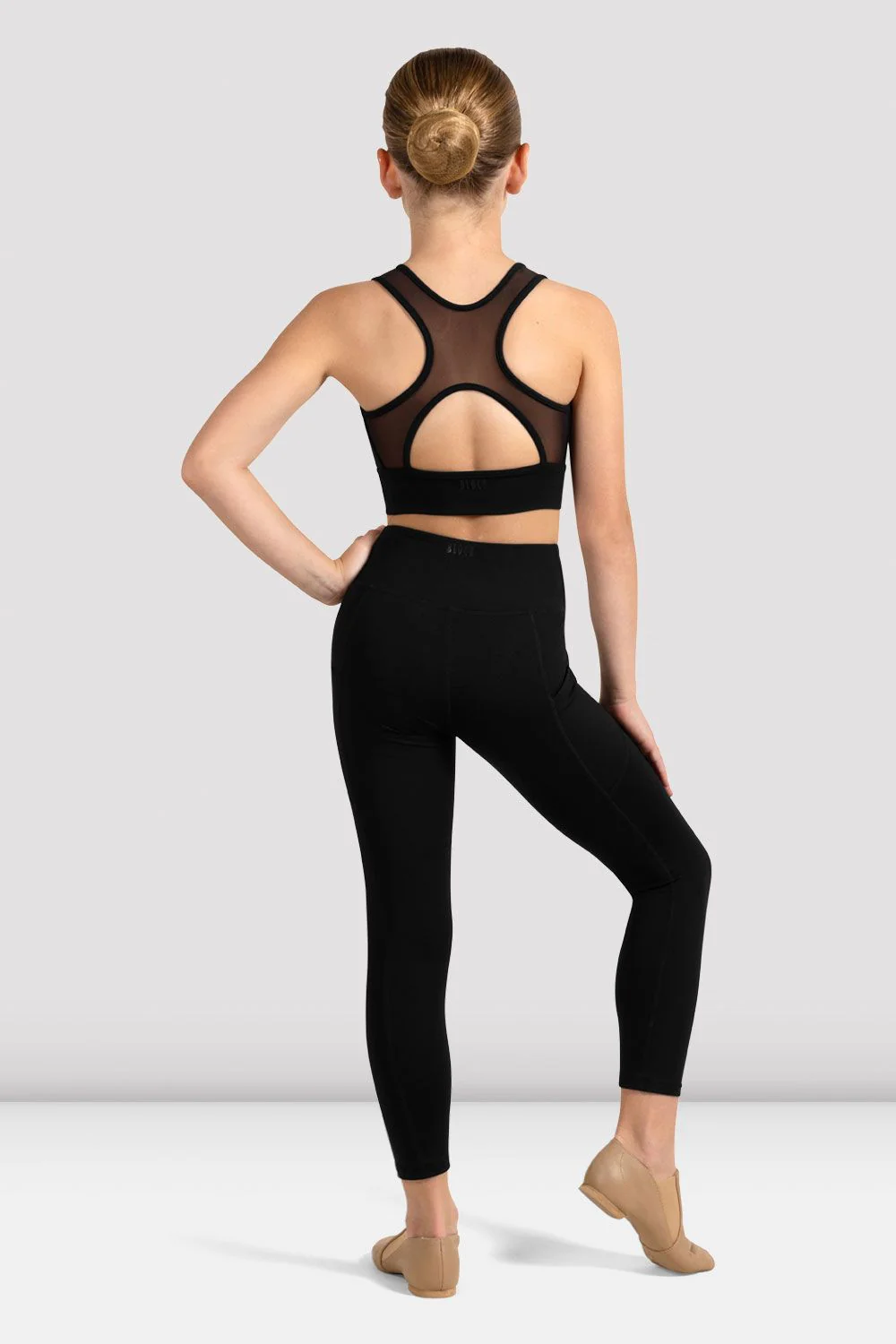 Girls Shan Zip Front Crop Top - Image 2