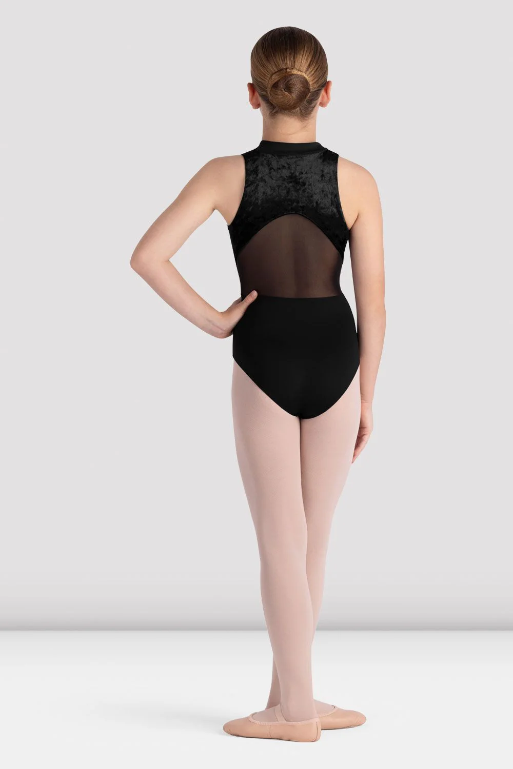 Girls Tanya Zip Front Leotard - Image 2