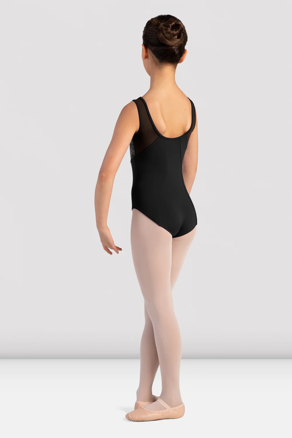 Girls Taylor Velvet Tank Leotard - Image 2