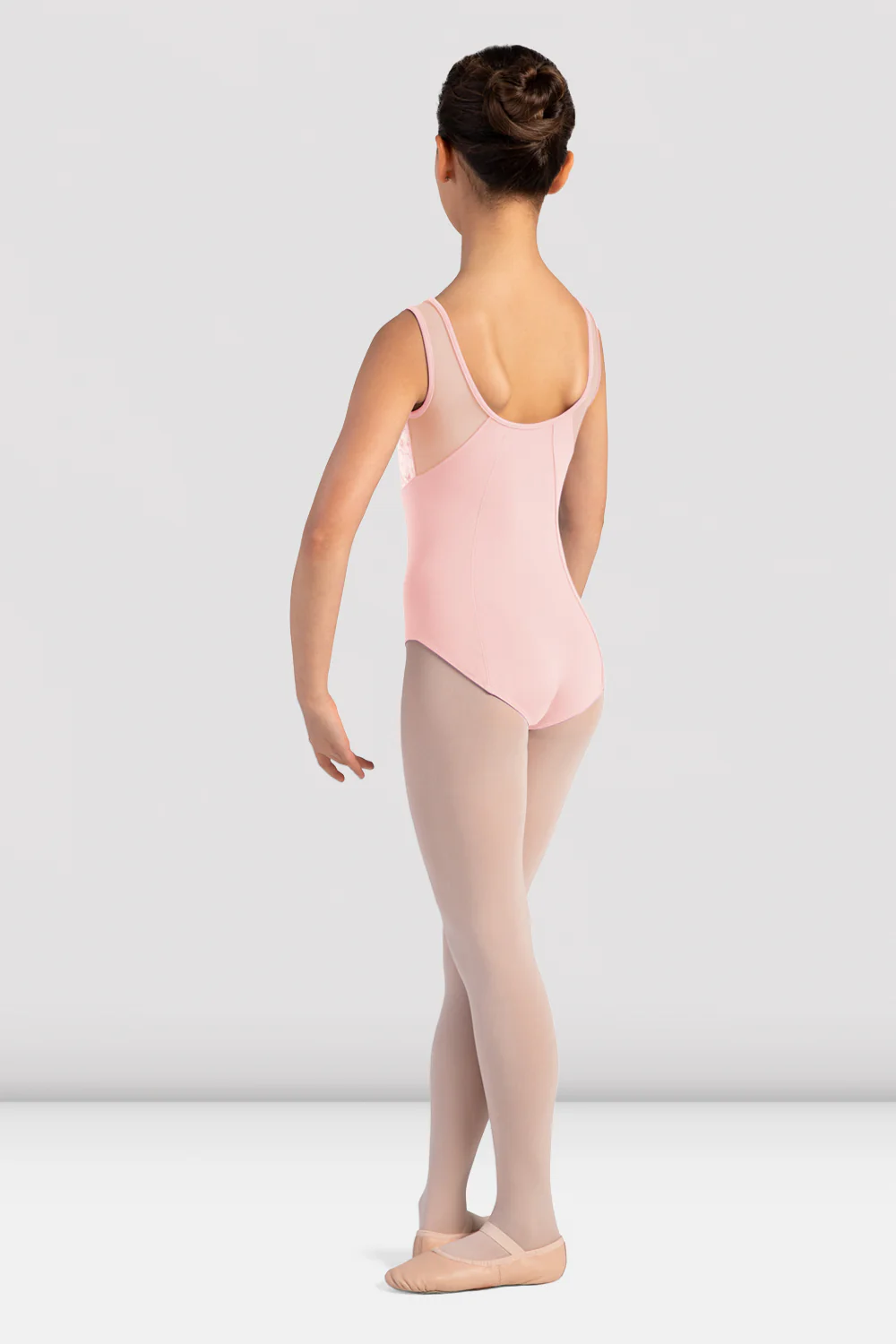 Girls Taylor Velvet Tank Leotard - Image 2
