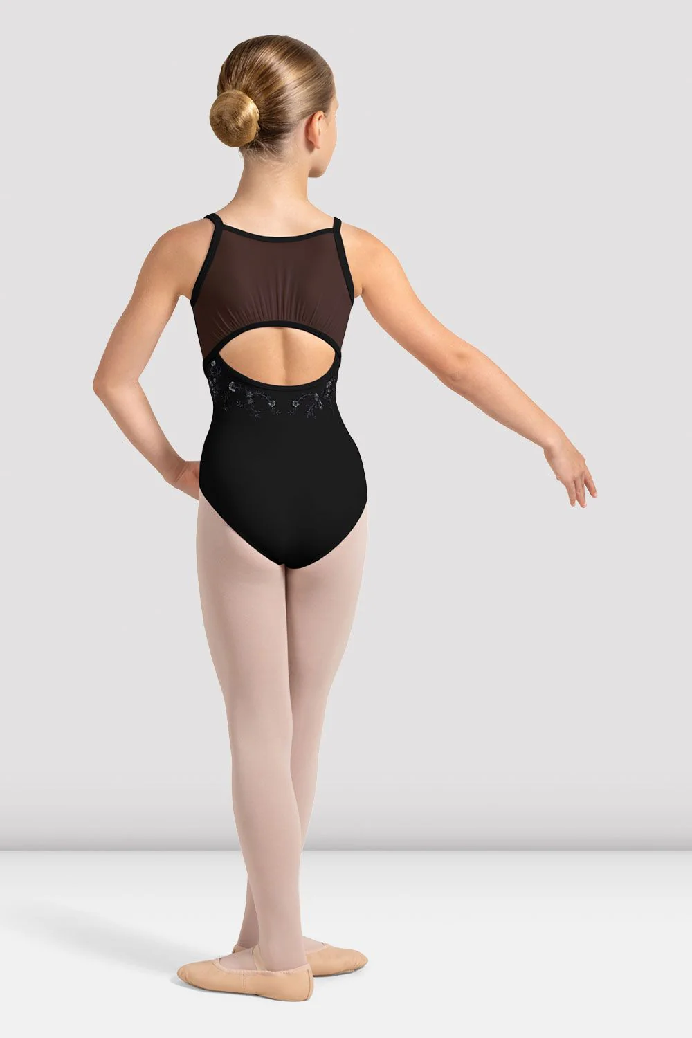 Girls Violet Camisole Leotard - Image 2