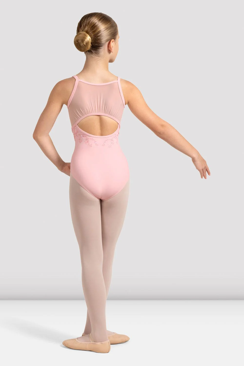 Girls Violet Camisole Leotard - Image 2