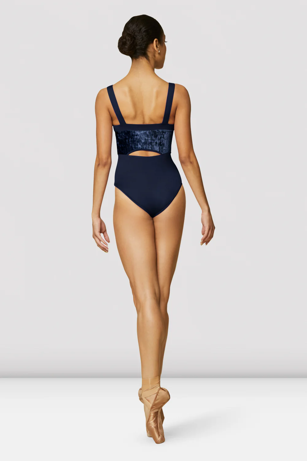 Ladies Akira Velvet Wide Strap Leotard - Image 2