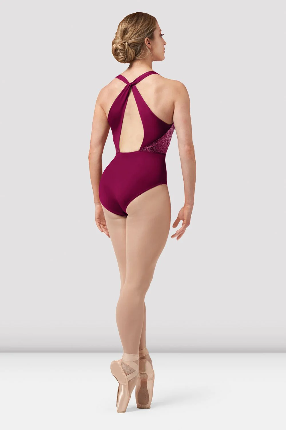 Ladies Amber Open Back Print Leotard - Image 2