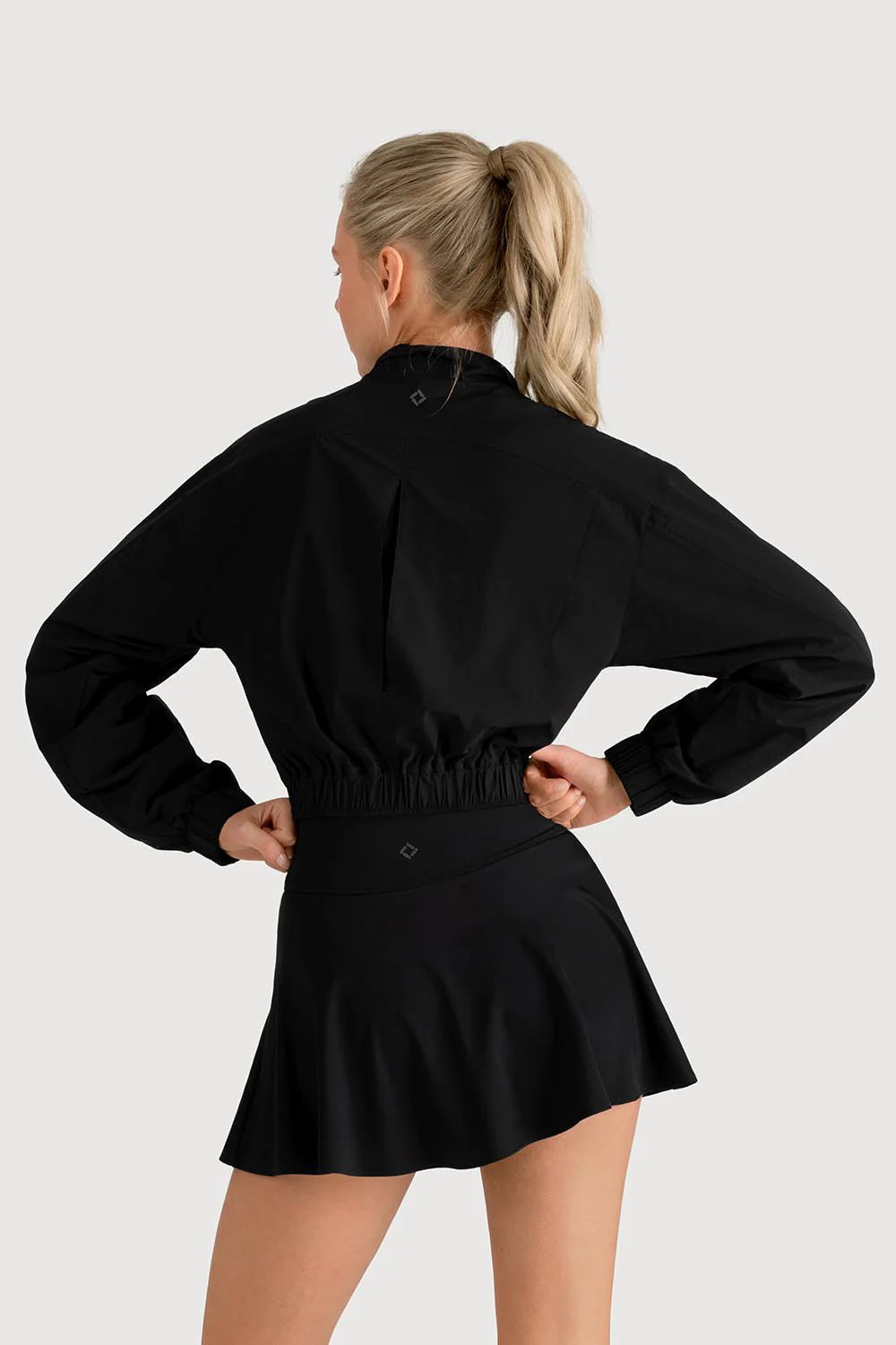 Ladies Apex Cropped Bomber Jacket - Image 3