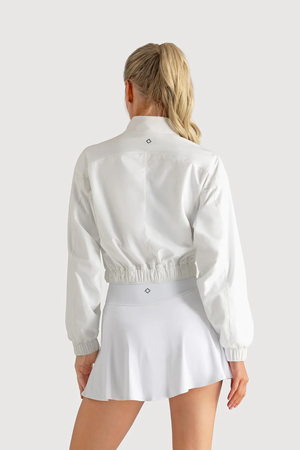 Ladies Apex Cropped Bomber Jacket - Image 3