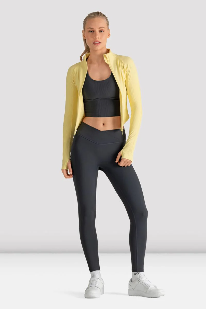 Ladies Apex Wrap Waist Legging - Image 3