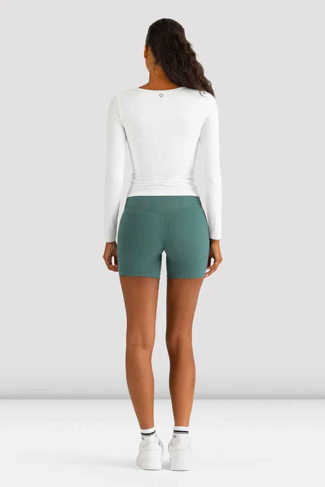 Ladies Apex Rib Long Sleeve Top - Image 3