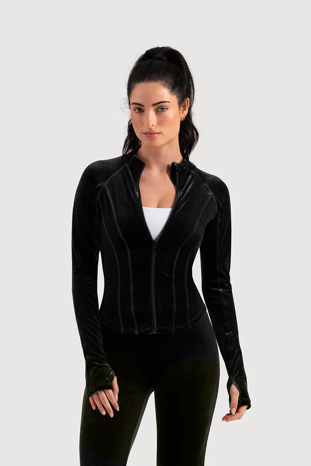 Ladies Apex Velvet Contour Jacket