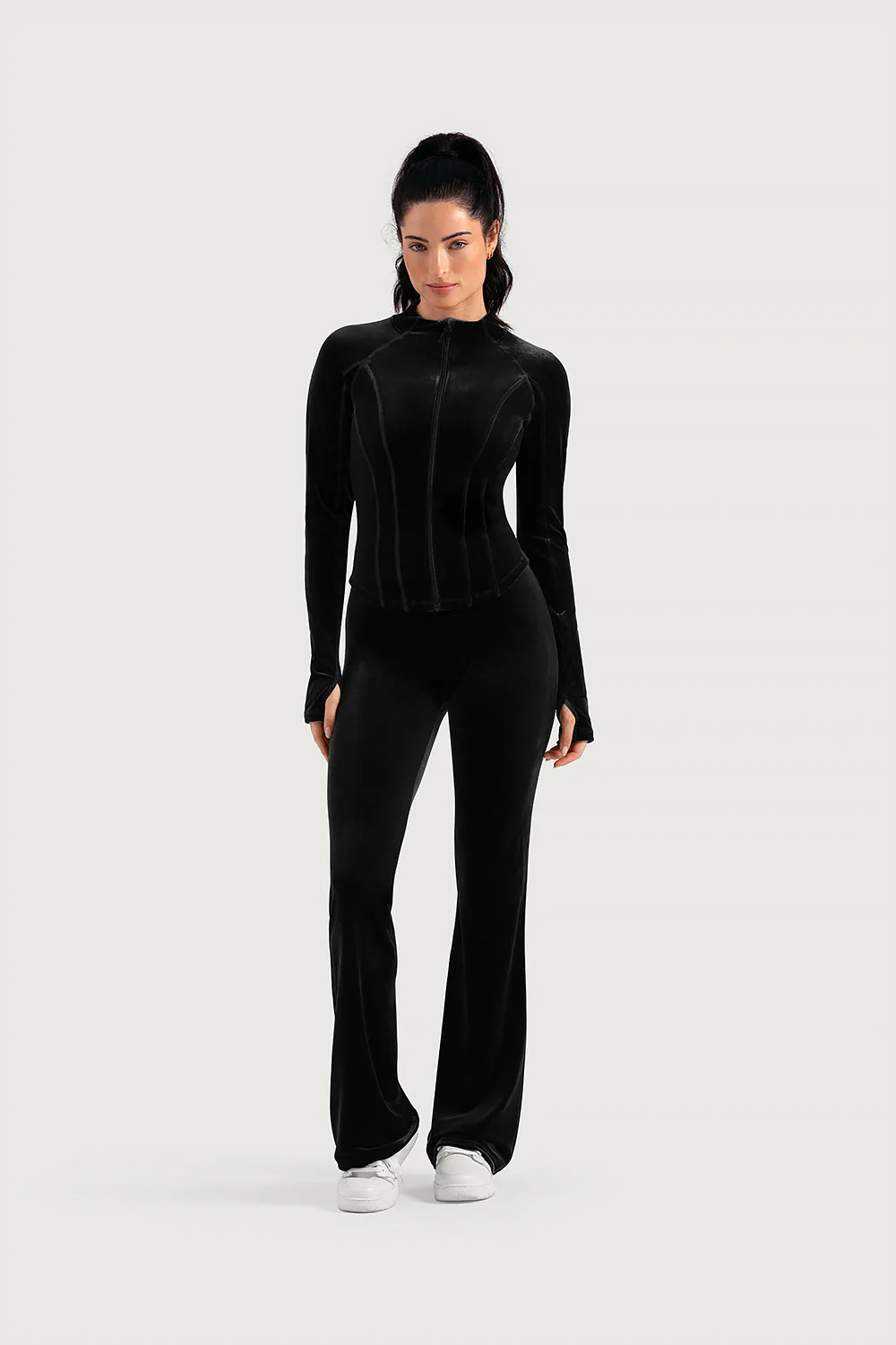 Ladies Apex Velvet Contour Jacket - Image 3
