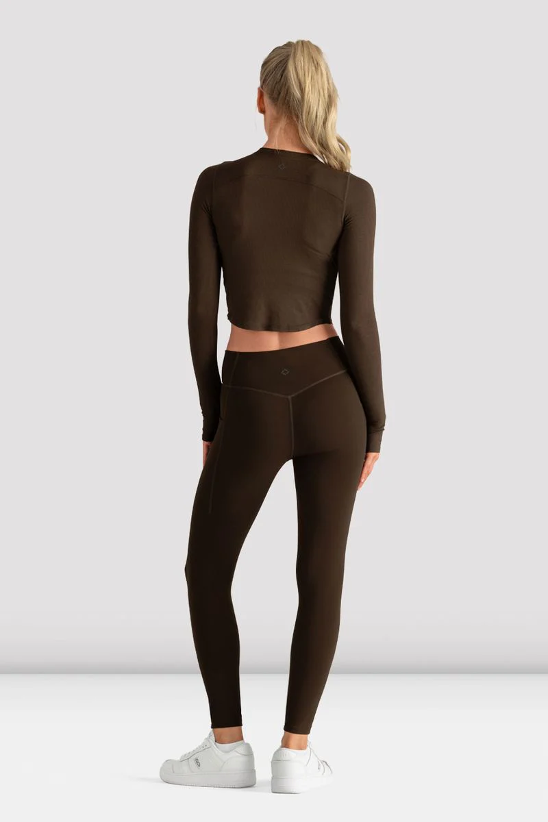 Ladies Apex Wrap Waist Legging - Image 3