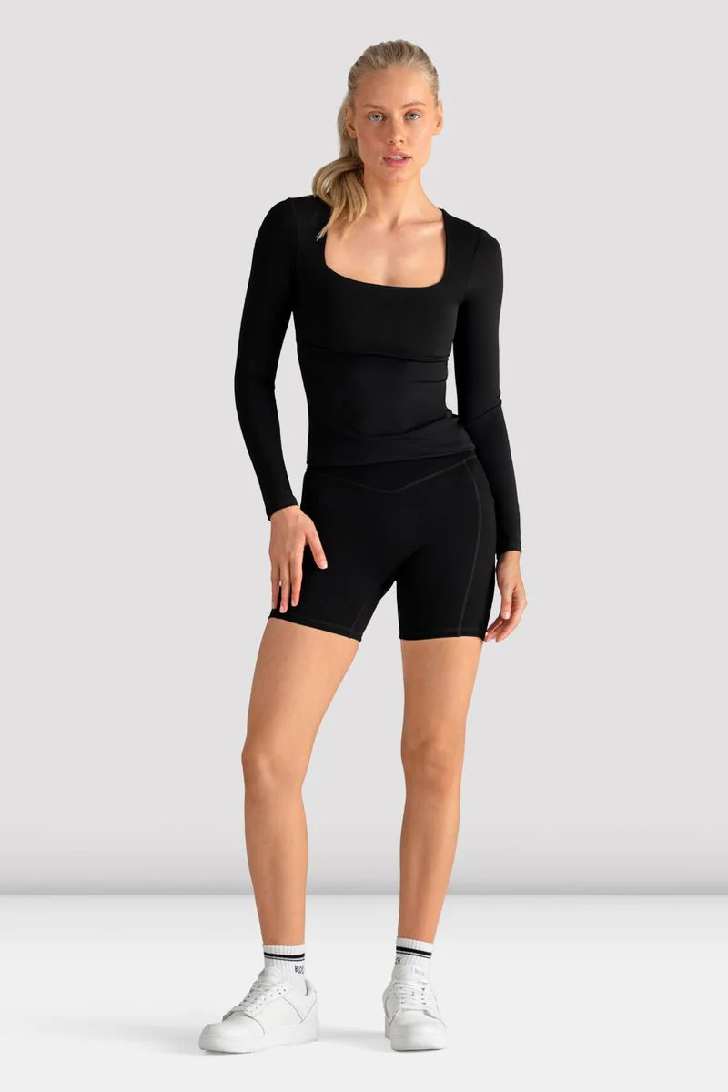 Ladies Apex Wrap Waist Short - Image 3