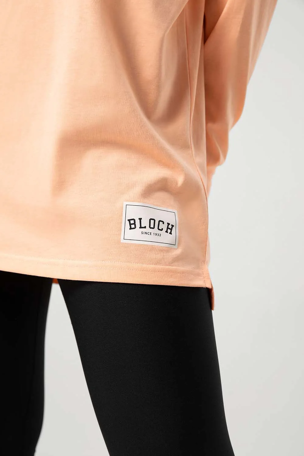 Ladies Bloch Print Oversized Long Sleeve Tee - Image 3