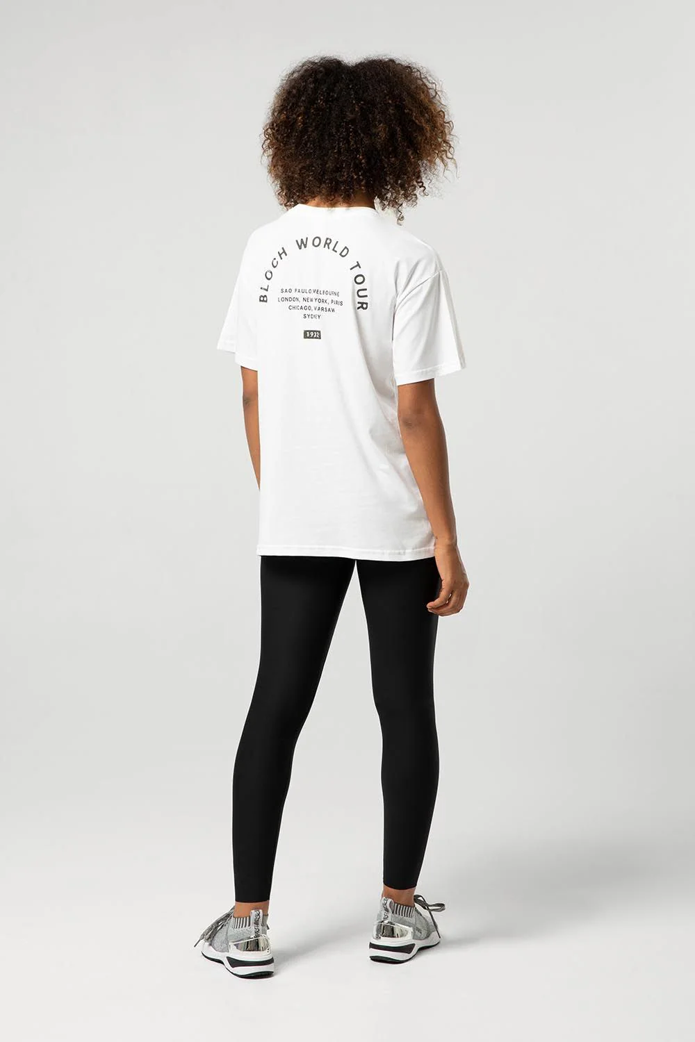 Ladies Bloch World Tour Print Oversized Tee - Image 2