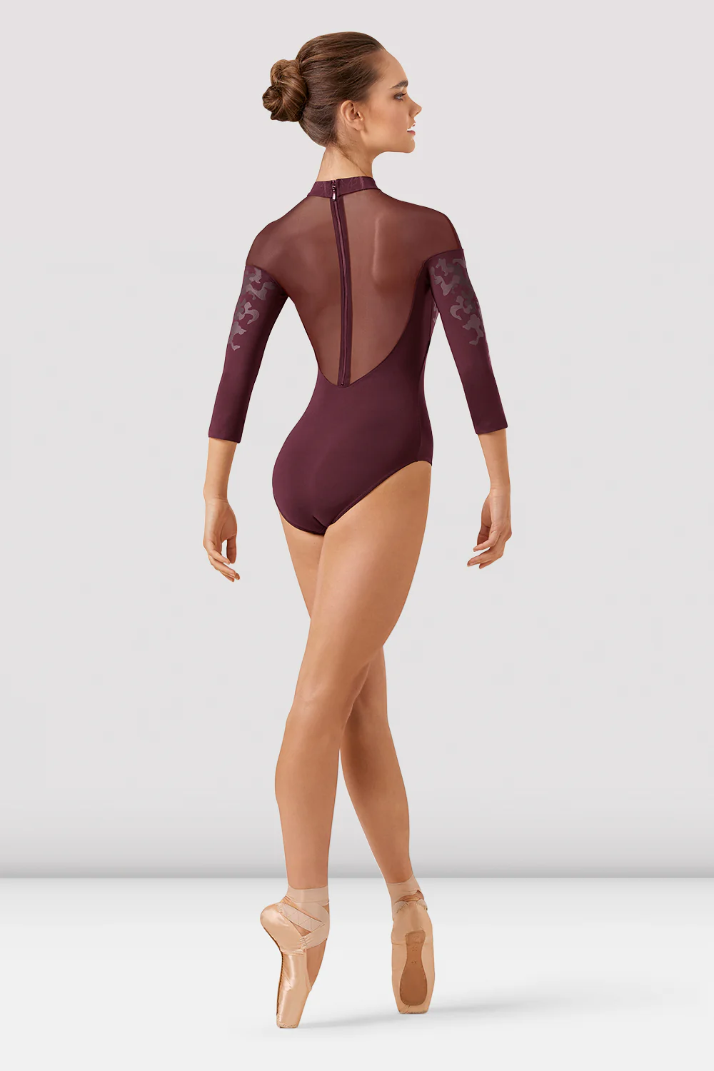 Ladies Boutique Mirage Print Long Sleeve Leotard - Image 2