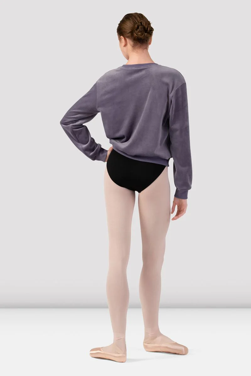 Ladies Caroline Velvet Crew Neck Jumper - Image 5