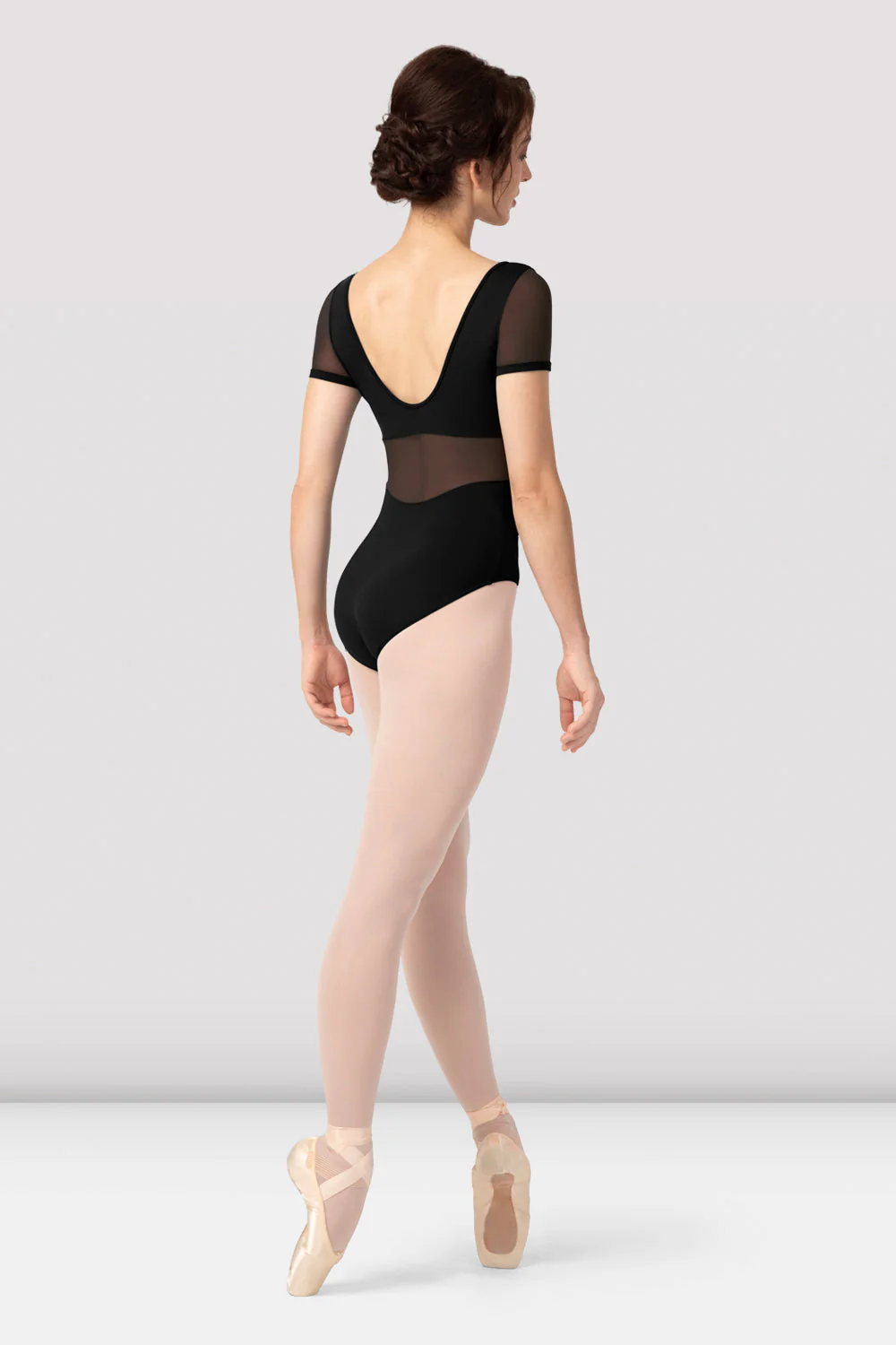 Ladies Clea Corset Short Sleeve Leotard - Image 2
