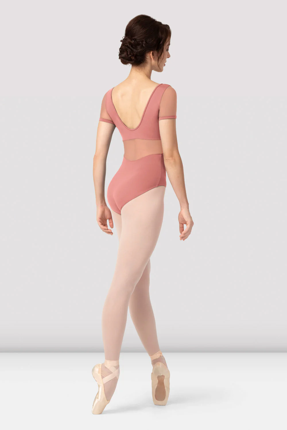 Ladies Clea Corset Short Sleeve Leotard - Image 2