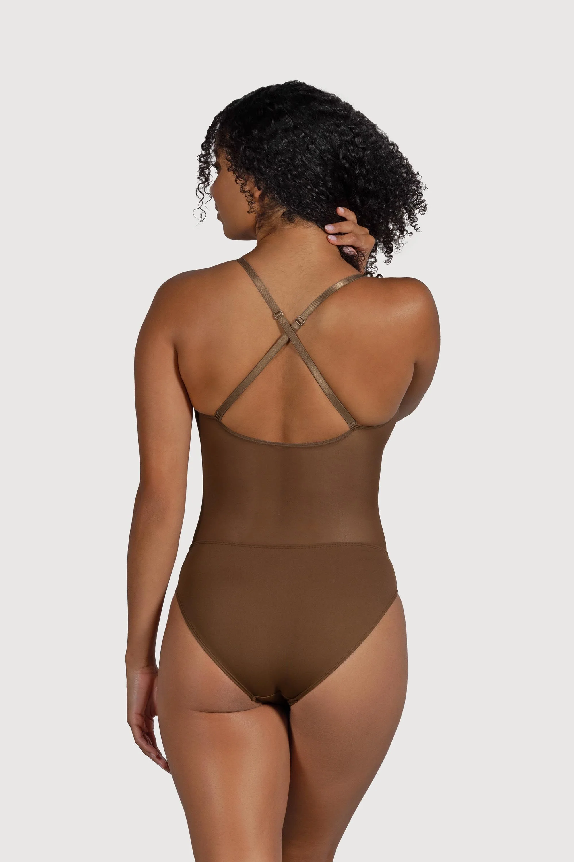 Ladies Cordelia Mesh Panel Bodysuit - Image 3