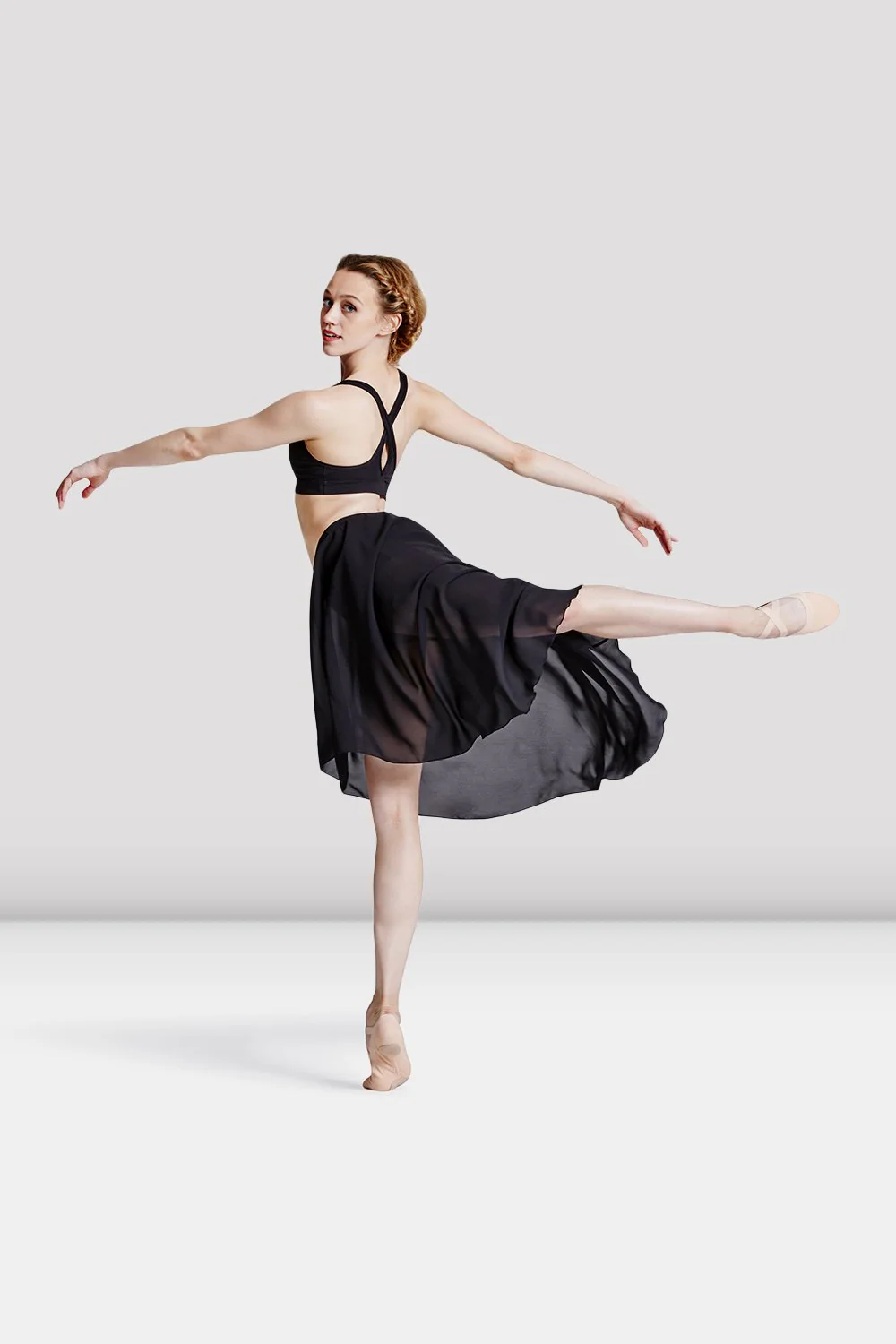 Ladies Daria Hi-Lo Skirt With Shorts - Image 3