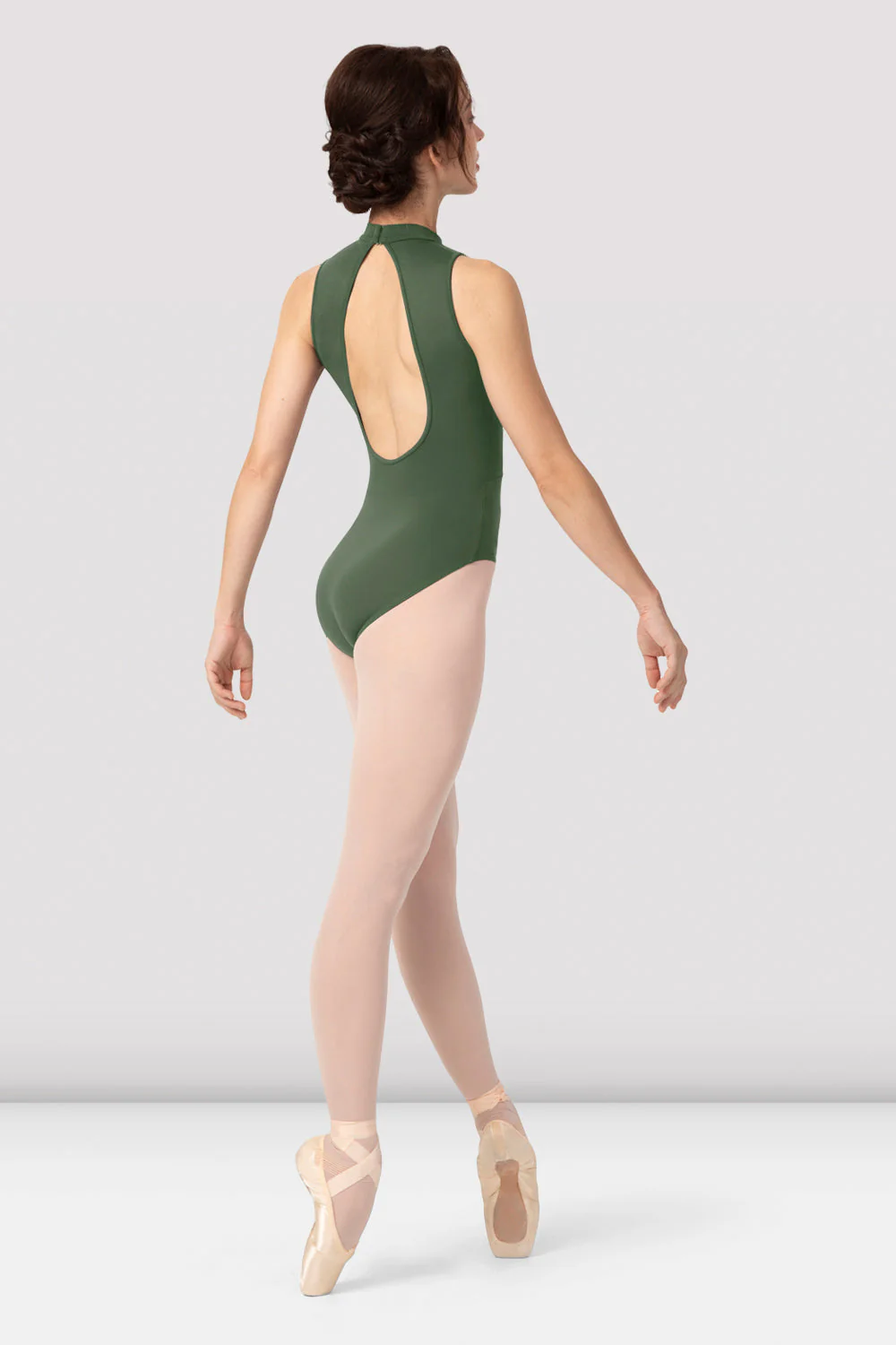 Ladies Diem Lace Up Halter Leotard - Image 2