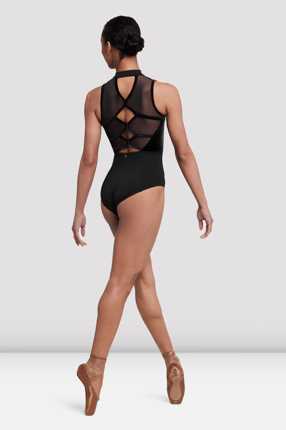 Ladies Elosie Zip Front Leotard - Image 2
