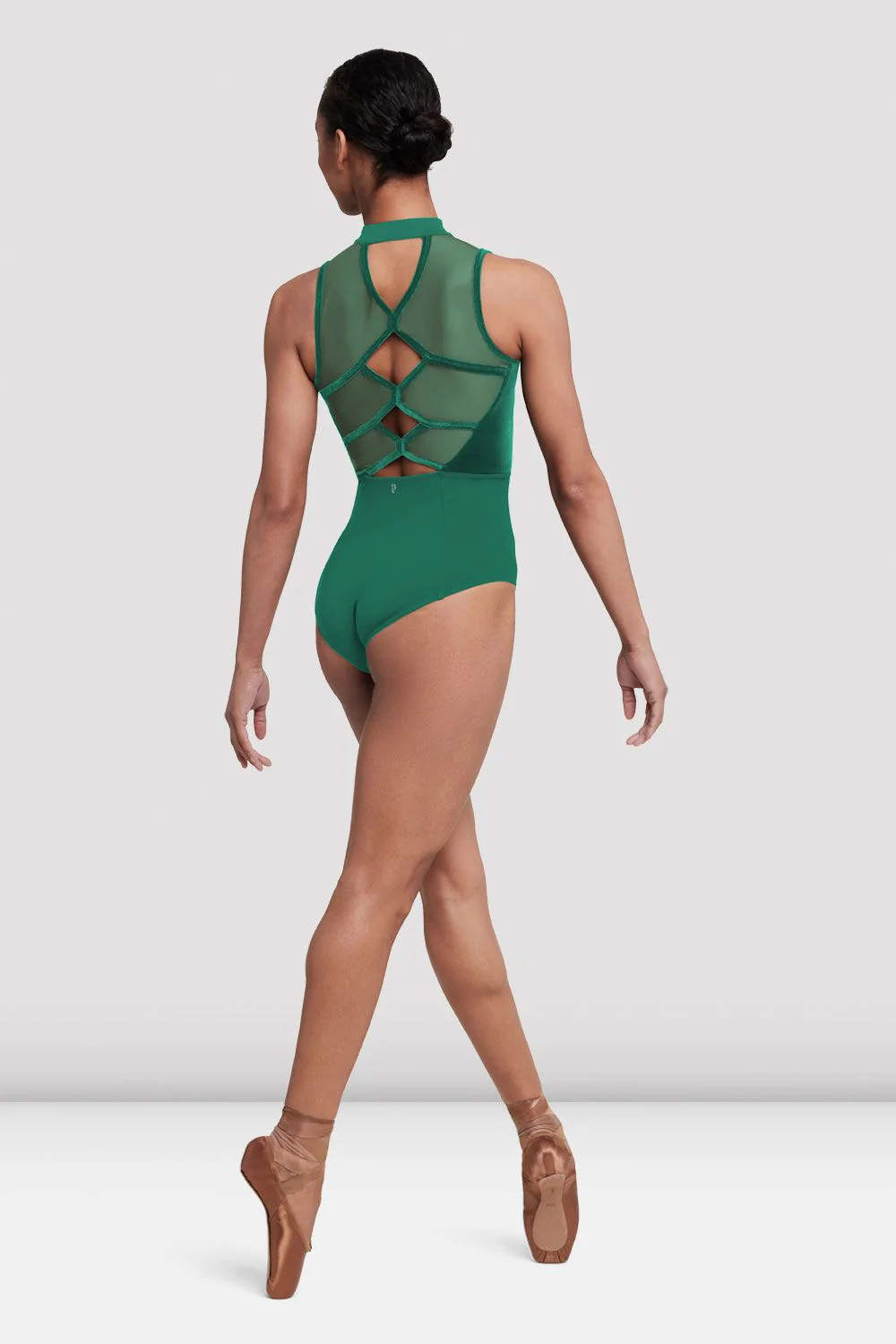 Ladies Elosie Zip Front Leotard - Image 2