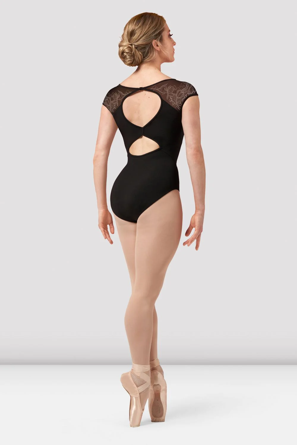Ladies Emma Cap Sleeve Leotard - Image 2