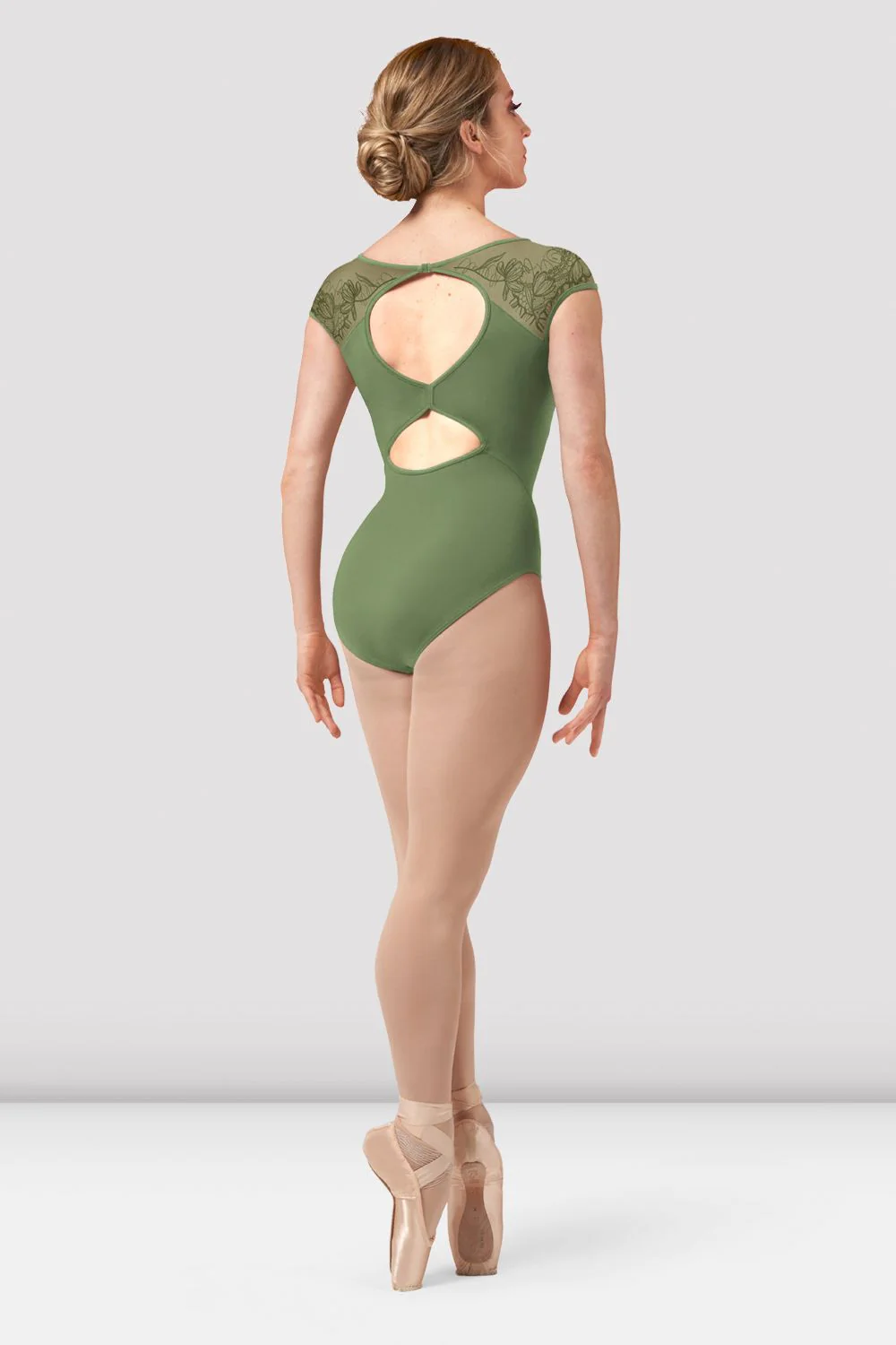 Ladies Emma Cap Sleeve Leotard - Image 2