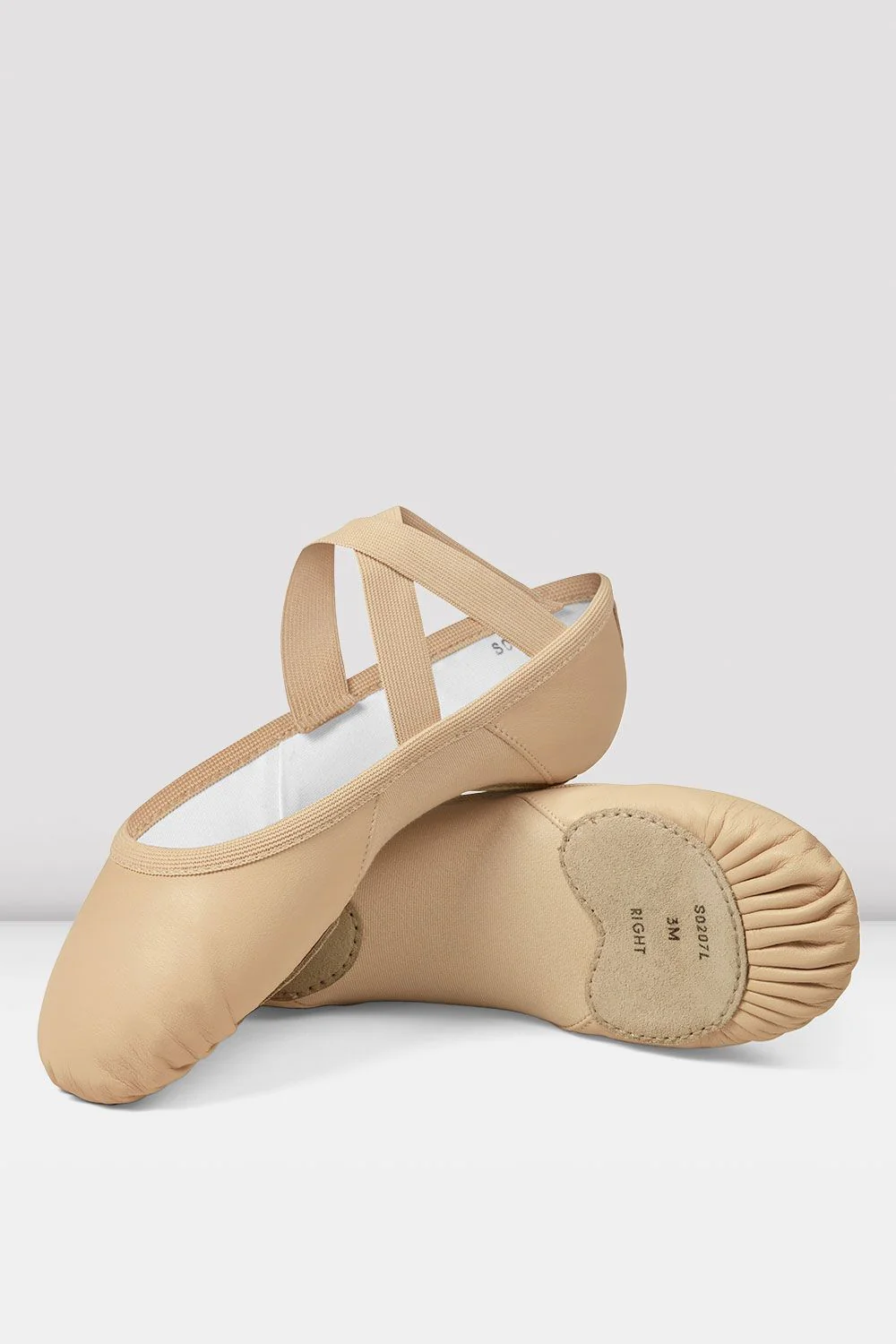 Ladies Enhance Leather Ballet Shoes - Image 3