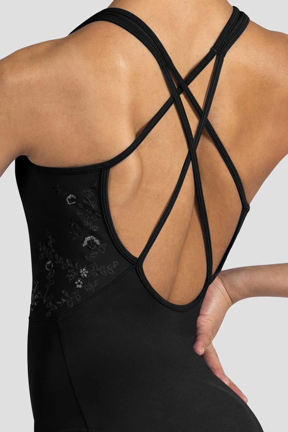Ladies Fleur Floral Tank Leotard - Image 3