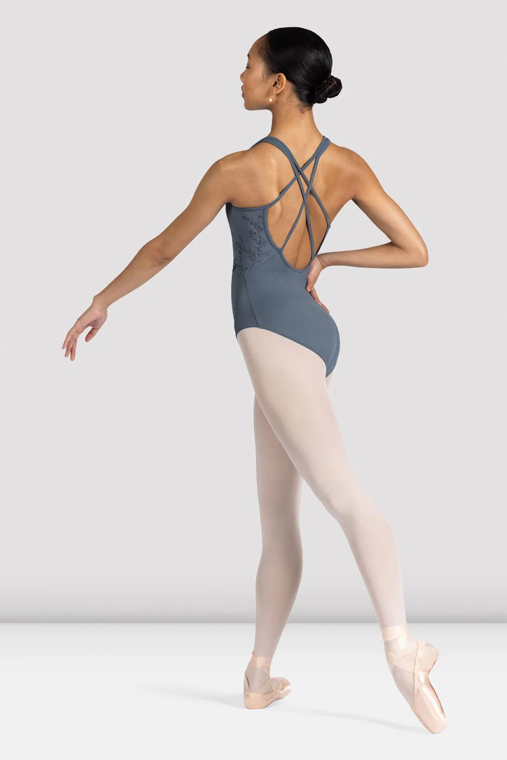 Ladies Fleur Floral Tank Leotard - Image 2