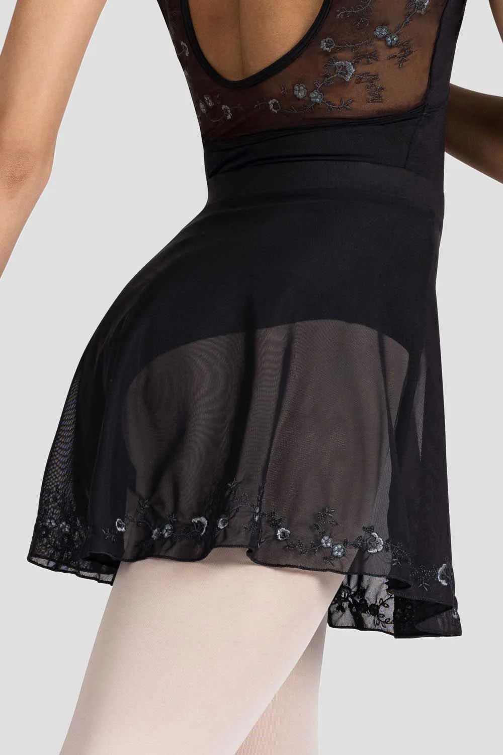 Ladies Hana Floral Mesh Skirt - Image 3
