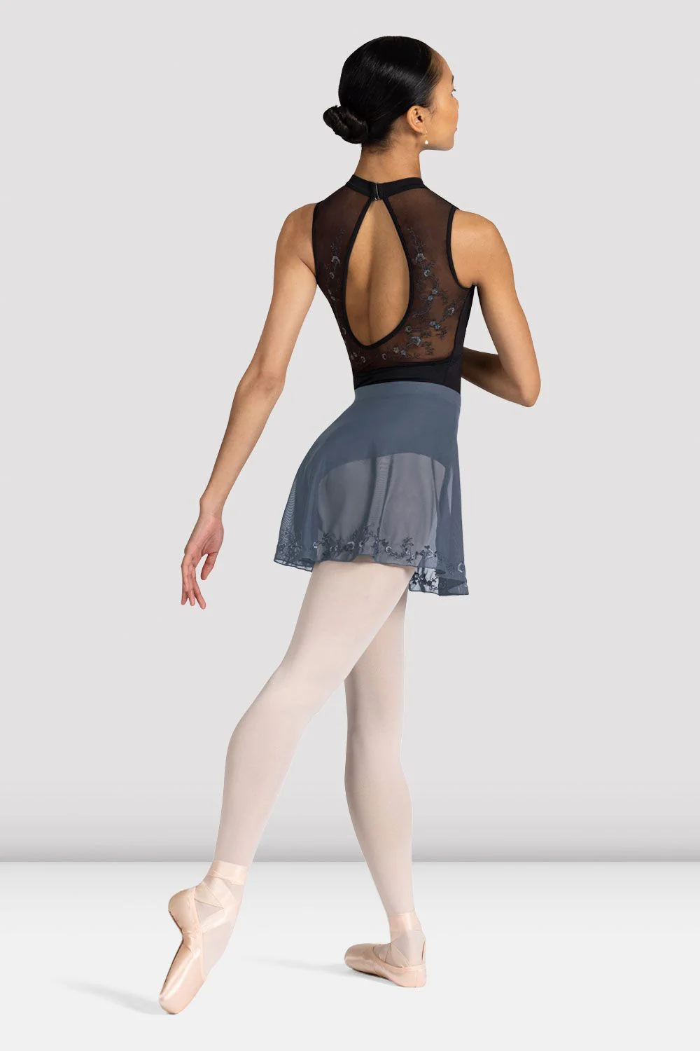 Ladies Hana Floral Mesh Skirt - Image 2