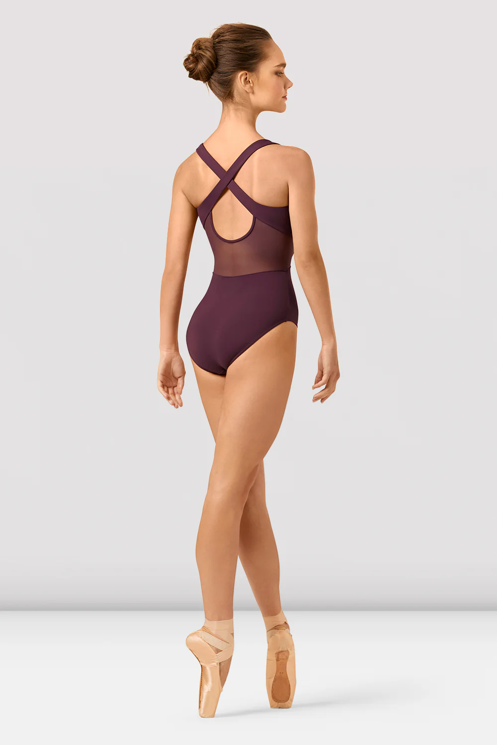 Ladies Hanoko Mirage Cross Back Leotard - Image 2