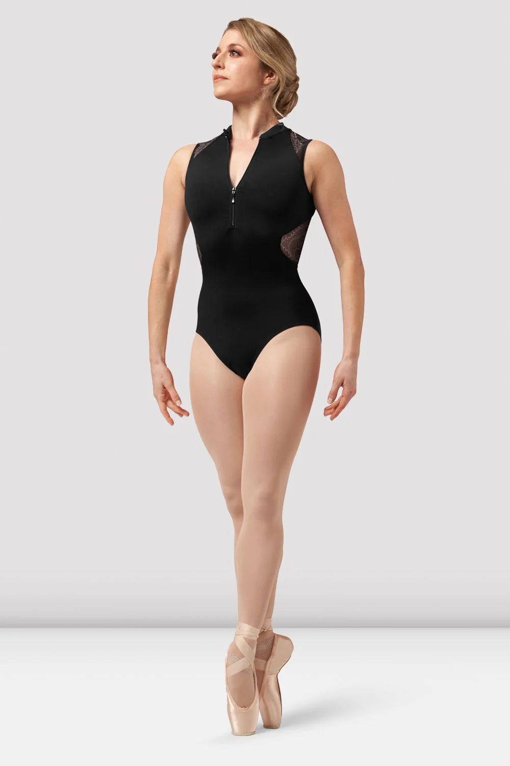 Ladies Harper Zip Front Leotard