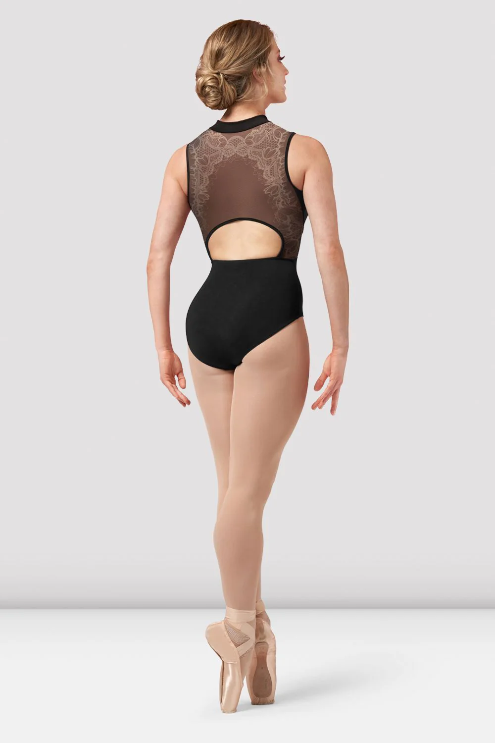 Ladies Harper Zip Front Leotard - Image 2