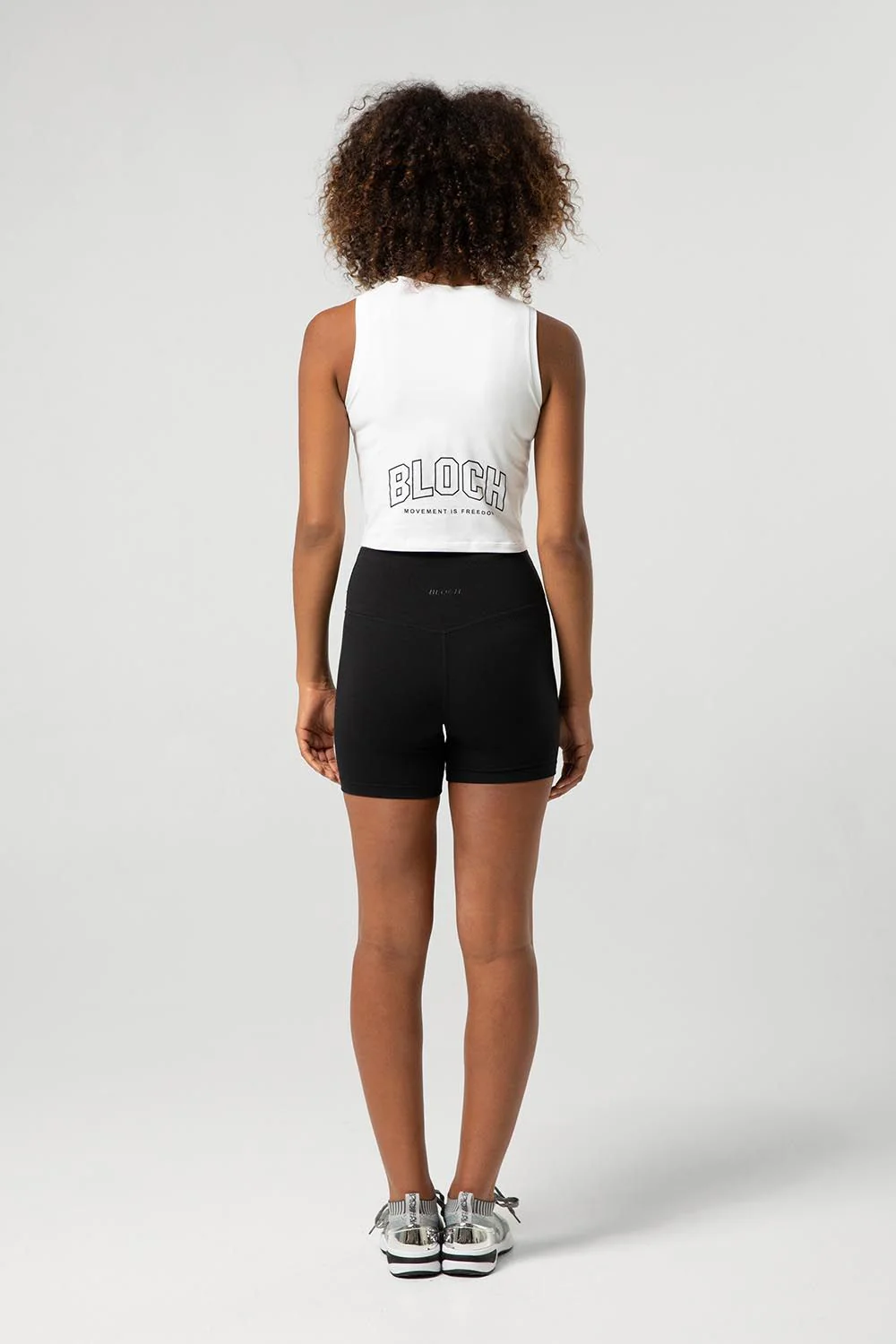 Ladies Heritage Bloch Print Crop Tank - Image 2